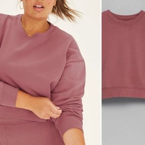 Girlfriend Collective Cropped Sweatshirt - 1/2 set